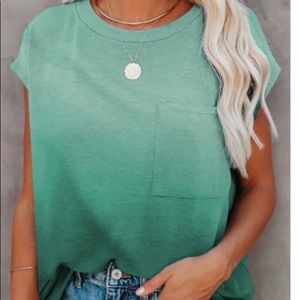 Pocketed cap sleeve top